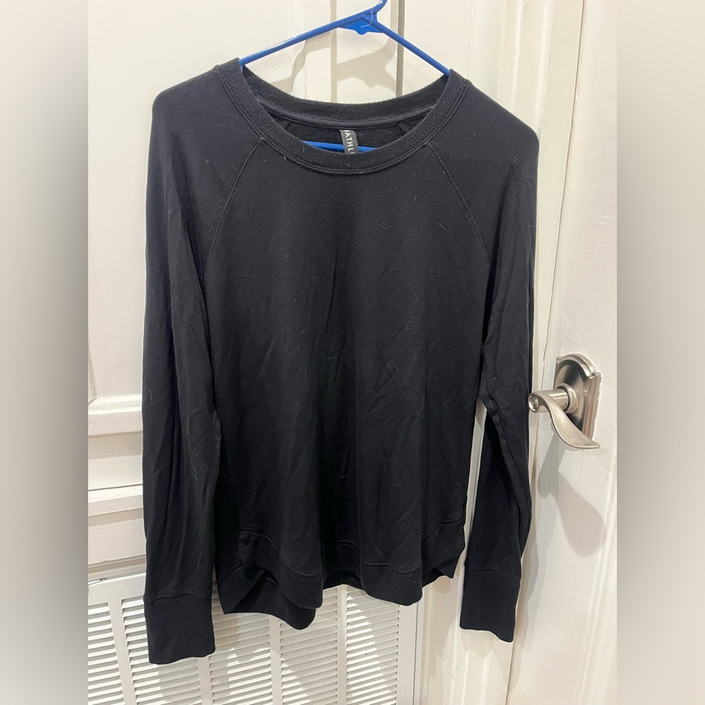 Athleta black long sleeve top